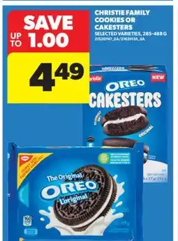 Real Canadian Superstore CHRISTIE FAMILY COOKIES OR CAKESTERS, 285-488 G offer
