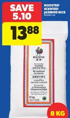 Real Canadian Superstore ROOSTER SCENTED JASMINE RICE, 8 KG offer