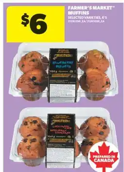 Real Canadian Superstore FARMER'S MARKET MUFFINS, 6'S offer