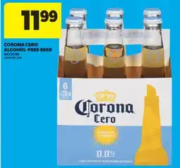 Real Canadian Superstore CORONA CERO ALCOHOL-FREE BEER, 6X330 ML offer
