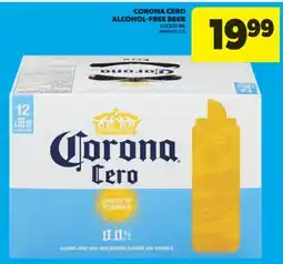 Real Canadian Superstore CORONA CERO ALCOHOL-FREE BEER, 12X355 ML offer