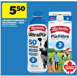 Real Canadian Superstore LACTANTIA PURFILTER, 2 L OR ULTRAPUR, 1.5 L MILK offer