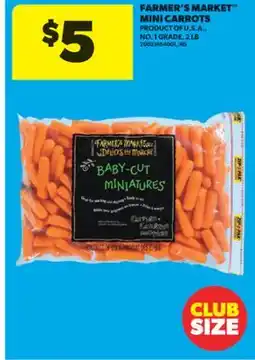 Real Canadian Superstore FARMER'S MARKET MINI CARROTS, 2 LB offer