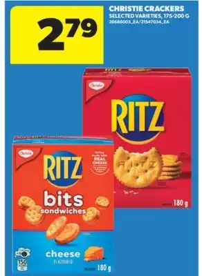 Real Canadian Superstore CHRISTIE CRACKERS, 175-200 G offer