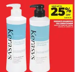 Real Canadian Superstore KERSAYS SHAMPOO OR CONDITIONER, 600 ML offer