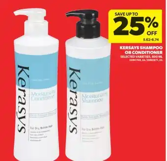 Real Canadian Superstore KERSAYS SHAMPOO OR CONDITIONER, 600 ML offer