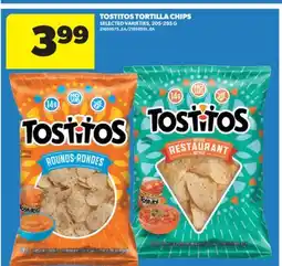 Real Canadian Superstore TOSTITOS TORTILLA CHIPS, 205-295 G offer