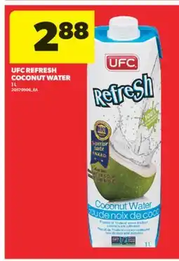 Real Canadian Superstore UFC REFRESH COCONUT WATER,1 L offer
