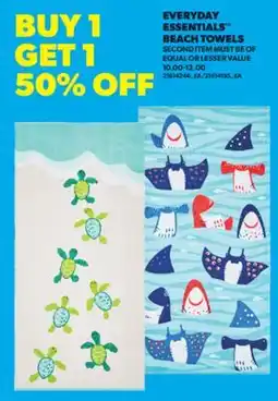 Real Canadian Superstore EVERYDAY ESSENTIALS BEACH TOWELS offer