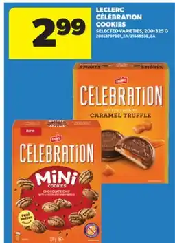 Real Canadian Superstore LECLERC CÉLÉBRATION COOKIES, 200-325 G offer