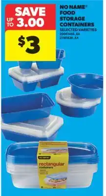 Real Canadian Superstore NO NAME FOOD STORAGE CONTAINERS offer