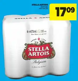 Real Canadian Superstore STELLA ARTOIS, 6X473 ML offer