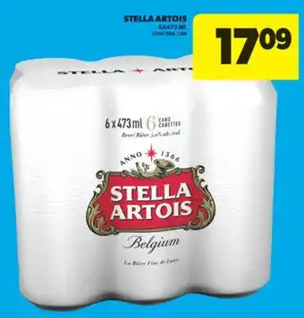 Real Canadian Superstore STELLA ARTOIS, 6X473 ML offer