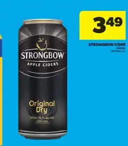 Real Canadian Superstore STRONGBOW CIDER, 500 ML offer