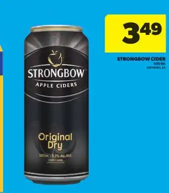Real Canadian Superstore STRONGBOW CIDER, 500 ML offer