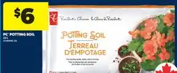 Real Canadian Superstore PC POTTING SOIL, 25 L offer