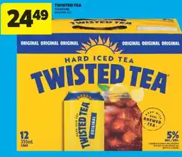 Real Canadian Superstore TWISTED TEA, 12X355 ML offer