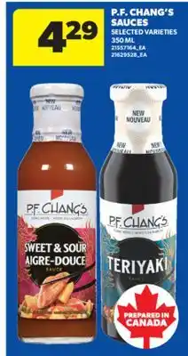 Real Canadian Superstore P. F. CHANG'S SAUCES, 350 ML offer
