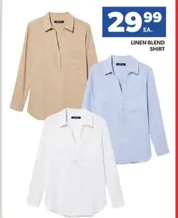 Real Canadian Superstore LINEN BLEND SHIRT offer