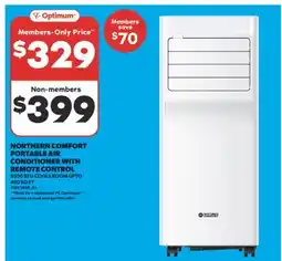 Real Canadian Superstore NORTHERN COMFORT PORTABLE AIR CONDITIONER WITH REMOTE CONTROL offer