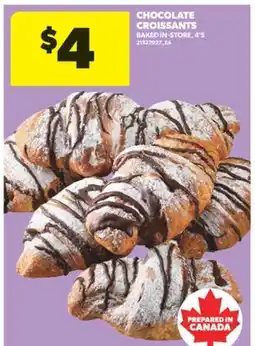Real Canadian Superstore CHOCOLATE CROISSANTS,4'S offer