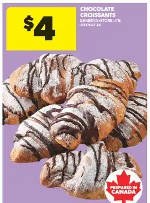 Real Canadian Superstore CHOCOLATE CROISSANTS,4'S offer