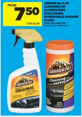 Real Canadian Superstore ARMOR ALL CAR CLEANING OR ACCESSORIES offer