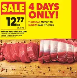 Real Canadian Superstore WHOLE BEEF TENDERLOIN offer