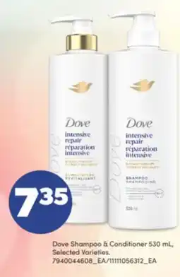 Real Canadian Superstore DOVE SHAMPOO & CONDITIONER, 530 mL offer