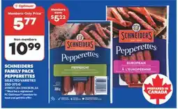 Real Canadian Superstore SCHNEIDERS FAMILY PACK PEPPERETTES, 250-375 G offer