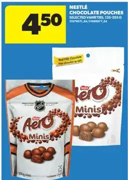 Real Canadian Superstore NESTLÉ CHOCOLATE POUCHES, 135-203 G offer