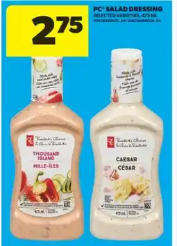 Real Canadian Superstore PC SALAD DRESSING, 475 ML offer