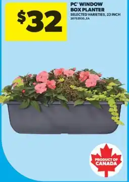 Real Canadian Superstore PC WINDOW BOX PLANTER, 23 INCH offer
