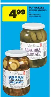 Real Canadian Superstore PC PICKLES, 1 L offer
