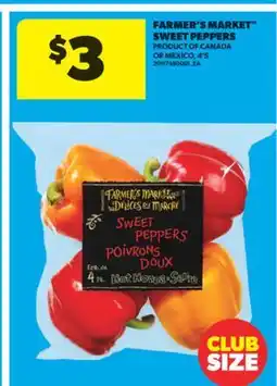 Real Canadian Superstore FARMER'S MARKET SWEET PEPPERS, 4' S offer