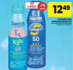 Real Canadian Superstore COPPERSTONE SUNCARE PRODUCTS offer