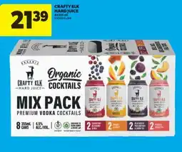 Real Canadian Superstore CRAFTY ELK HARD JUICE, 8X355 ML offer