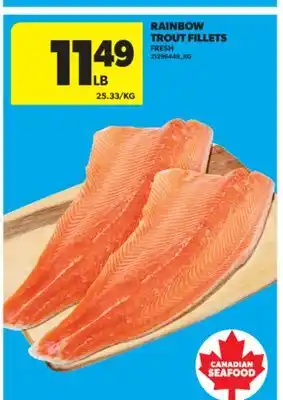 Real Canadian Superstore RAINBOW TROUT FILLETS offer