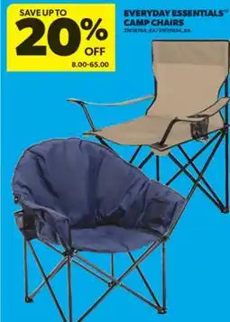Real Canadian Superstore EVERYDAY ESSENTIALS CAMP CHAIRS offer
