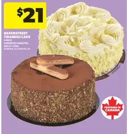 Real Canadian Superstore BAKERSTREET TIRAMISU CAKE, 925 G - 1.5 KG offer