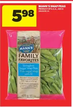 Real Canadian Superstore MANN'S SNAP PEAS, 425 G offer