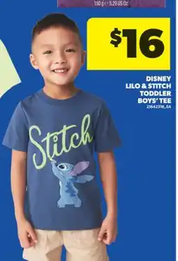Real Canadian Superstore DISNEY LILO & STITCH TODDLER BOYS' TEE offer