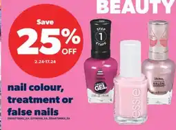 Real Canadian Superstore NAIL COLOUR, TREATMENT OR FALSE NAILS offer