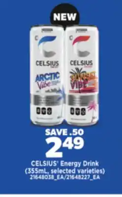 Real Canadian Superstore CELSIUS ENERGY DRINK, 355ML offer