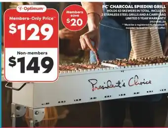 Real Canadian Superstore PC CHARCOAL SPIEDINI GRILL offer