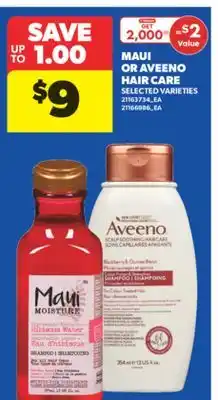 Real Canadian Superstore MAUI OR AVEENO HAIR CARE offer
