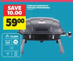 Real Canadian Superstore EVERYDAY ESSENTIALS PORTABLE PROPANE BBQ offer