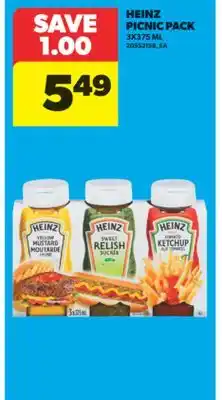 Real Canadian Superstore HEINZ PICNIC PACK, 3X375 ML offer