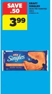 Real Canadian Superstore KRAFT SINGLES, 410 G offer
