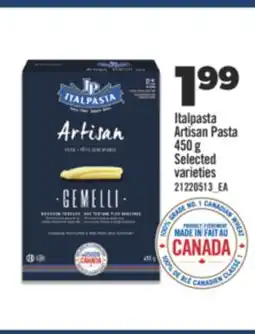 Real Canadian Superstore ITALPASTA ARTISAN PASTA, 450 G offer